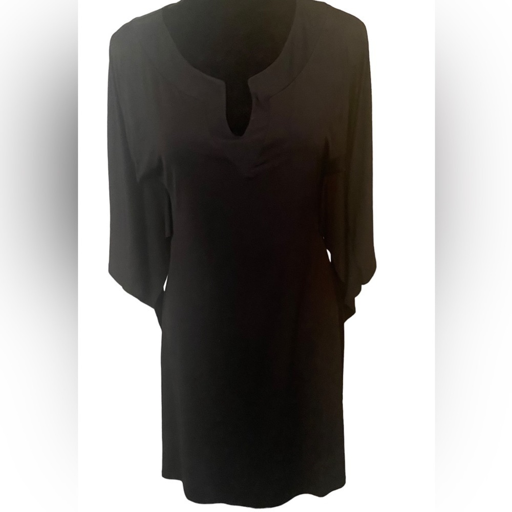 Kokoon LBD batwing notched collar Size M black Made in USA